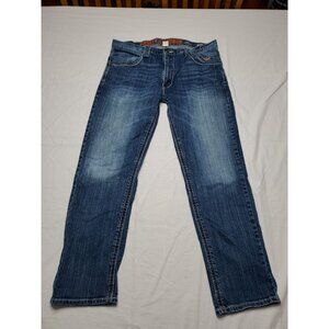 Harley Davidson Men's Jeans Medium Wash Straight Leg Boot Cut Biker Size 38x31